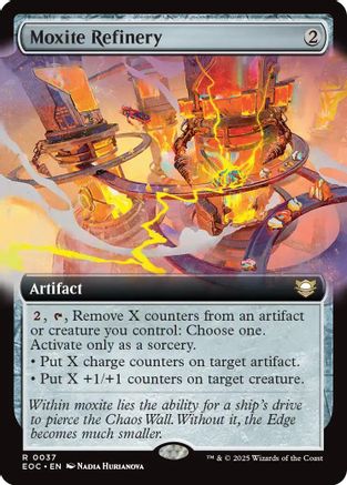 Moxite Refinery (Extended Art) (EOC-037) [Commander: Edge of Eternities]