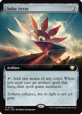 Solar Array (Extended Art) (EOC-038) [Commander: Edge of Eternities]