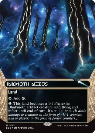 Inkmoth Nexus (EOS-110) (Borderless) (Galaxy Foil) [Edge of Eternities: Stellar Sights] Foil