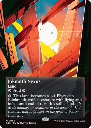 Inkmoth Nexus (EOS-065) (Borderless) [Edge of Eternities: Stellar Sights] Foil