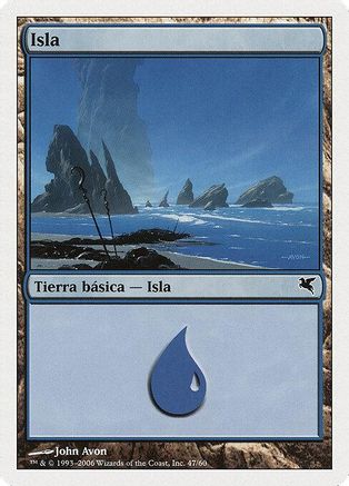 Island (Spanish) - "Isla" (PSAL-G47) [Magic Encyclopedia 2005 (Salvat/Hachette)]