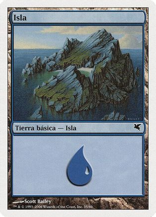 Island (Spanish) - "Isla" (PSAL-G35) [Magic Encyclopedia 2005 (Salvat/Hachette)]