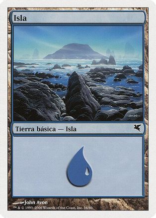 Island (Spanish) - "Isla" (PSAL-H34) [Magic Encyclopedia 2005 (Salvat/Hachette)]