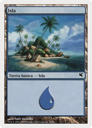 Island (Spanish) - "Isla" (PSAL-E33) [Magic Encyclopedia 2005 (Salvat/Hachette)]