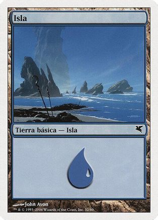 Island (Spanish) - "Isla" (PSAL-E32) [Magic Encyclopedia 2005 (Salvat/Hachette)]