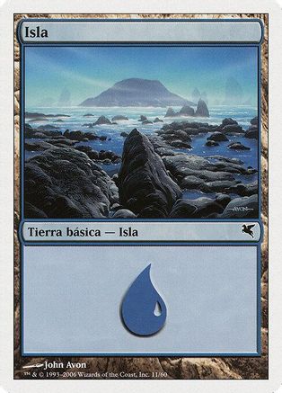 Island (Spanish) - "Isla" (PSAL-G11) [Magic Encyclopedia 2005 (Salvat/Hachette)]