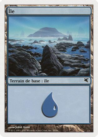 Island (French) - "Ile" (PSAL-E58) [Magic Encyclopedia 2005 (Salvat/Hachette)]