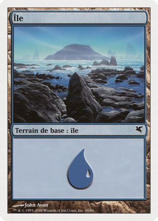 Island (French) - "Ile" (PSAL-H34) [Magic Encyclopedia 2005 (Salvat/Hachette)]