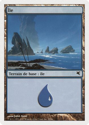 Island (French) - "Ile" (PSAL-E32) [Magic Encyclopedia 2005 (Salvat/Hachette)]