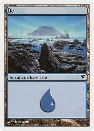 Island (French) - "Ile" (PSAL-H23) [Magic Encyclopedia 2005 (Salvat/Hachette)]