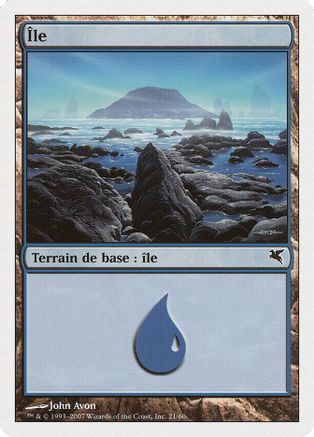 Island (French) - "Ile" (PSAL-E21) [Magic Encyclopedia 2005 (Salvat/Hachette)]