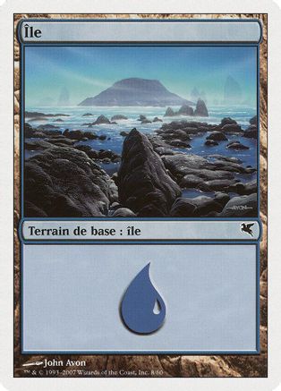 Island (French) - "Ile" (PSAL-0E8) [Magic Encyclopedia 2005 (Salvat/Hachette)]