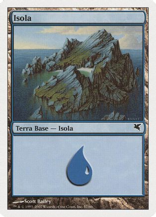 Island (Italian) - "Isola" (PSAL-E57) [Magic Encyclopedia 2005 (Salvat/Hachette)]
