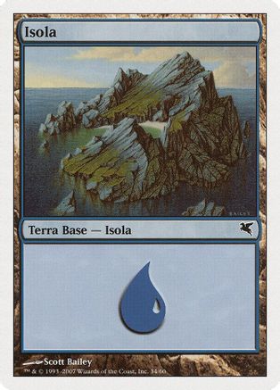 Island (Italian) - "Isola" (PSAL-E34) [Magic Encyclopedia 2005 (Salvat/Hachette)]