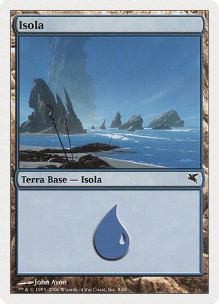 Island (Italian) - "Isola" (PSAL-0H9) [Magic Encyclopedia 2005 (Salvat/Hachette)]
