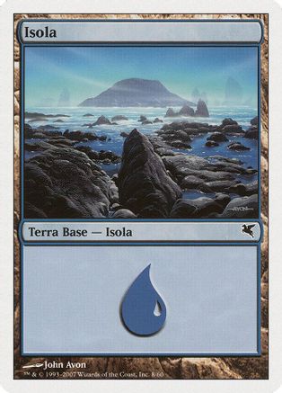 Island (Italian) - "Isola" (PSAL-0E8) [Magic Encyclopedia 2005 (Salvat/Hachette)]