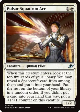 Pulsar Squadron Ace (EOE-028) [Edge of Eternities] Foil
