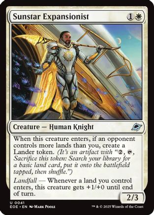 Sunstar Expansionist (EOE-041) [Edge of Eternities] Foil