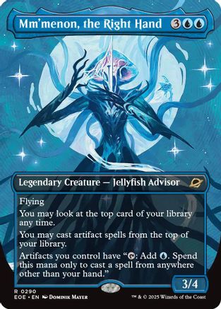 Mm'menon, the Right Hand (Borderless) (EOE-290) [Edge of Eternities]
