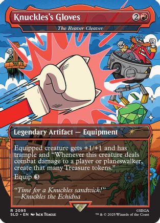 Knuckles's Gloves - The Reaver Cleaver (SLD-2095) [Secret Lair Drop Series]
