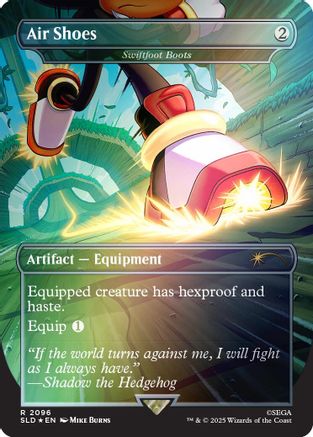 Air Shoes - Swiftfoot Boots (Rainbow Foil) (SLD-2096) [Secret Lair Drop Series] Foil