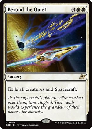 Beyond the Quiet (EOE-007) [Edge of Eternities] Foil