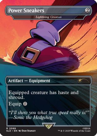 Power Sneakers - Lightning Greaves (SLD-2099) [Secret Lair Drop Series]