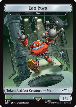 Egg Pawn - Myr Token (SLD-2101) [Secret Lair Drop Series]
