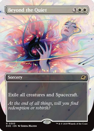 Beyond the Quiet (Borderless) (EOE-303) [Edge of Eternities]