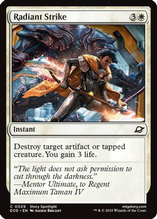 Radiant Strike (EOE-029) [Edge of Eternities] Foil