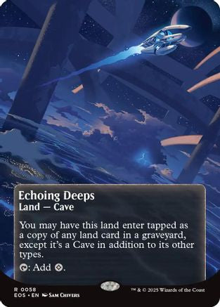 Echoing Deeps (EOS-058) (Borderless) [Edge of Eternities: Stellar Sights]