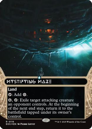 Meteor Crater (EOS-119) (Borderless) (Galaxy Foil) [Edge of Eternities: Stellar Sights] Foil