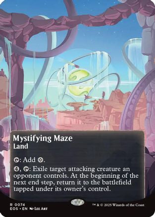 Mystifying Maze (EOS-074) (Borderless) [Edge of Eternities: Stellar Sights] Foil