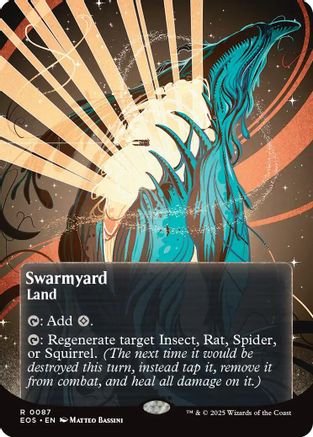 Swarmyard (EOS-087) (Borderless) [Edge of Eternities: Stellar Sights] Foil