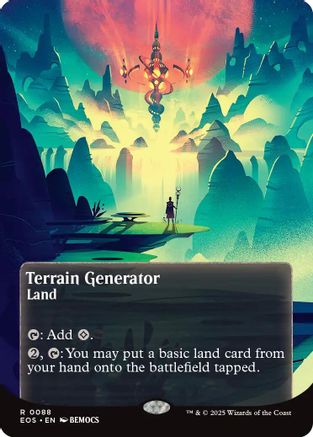 Terrain Generator (EOS-088) (Borderless) [Edge of Eternities: Stellar Sights] Foil