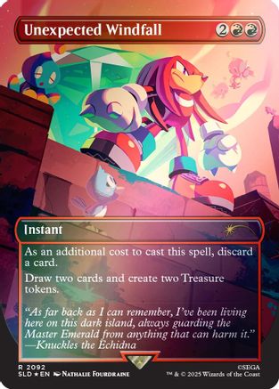 Unexpected Windfall (SLD-2092) (Rainbow Foil) [Secret Lair Drop Series] Foil