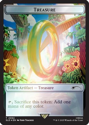 Treasure Token (SLD-2094) (Rainbow Foil) [Secret Lair Drop Series] Foil