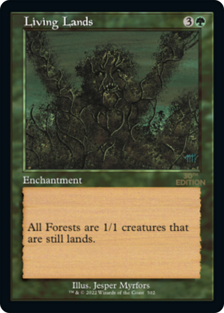 Living Lands (Retro Frame) (30A-502) [30th Anniversary Edition]