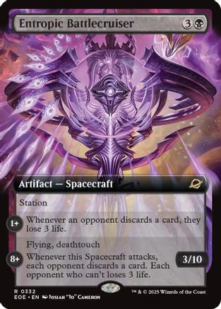 Entropic Battlecruiser (Extended Art) (EOE-332) [Edge of Eternities] Foil