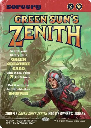 Green Sun's Zenith (Showcase) (SPG-127) [Special Guests] Foil