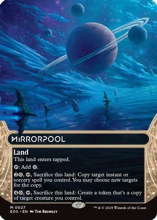Mirrorpool (EOS-027) (Borderless) [Edge of Eternities: Stellar Sights] Foil