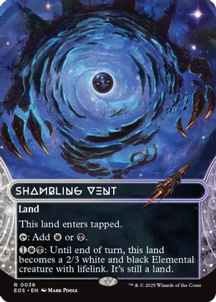 Shambling Vent (EOS-038) (Borderless) [Edge of Eternities: Stellar Sights] Foil