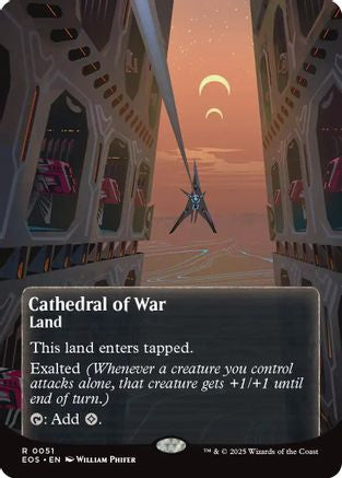 Cathedral of War (EOS-051) (Borderless) [Edge of Eternities: Stellar Sights]
