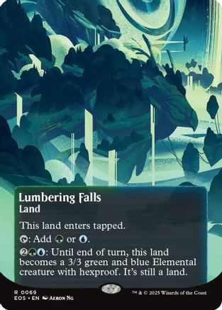 Lumbering Falls (EOS-069) (Borderless) [Edge of Eternities: Stellar Sights]