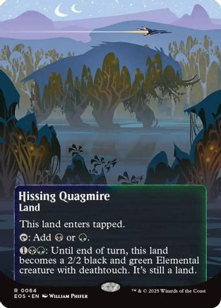Hissing Quagmire (EOS-064) (Borderless) [Edge of Eternities: Stellar Sights]