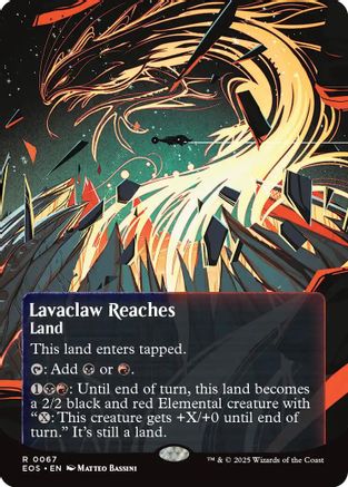 Lavaclaw Reaches (EOS-067) (Borderless) [Edge of Eternities: Stellar Sights]