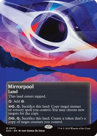Mirrorpool (EOS-072) (Borderless) [Edge of Eternities: Stellar Sights] Foil
