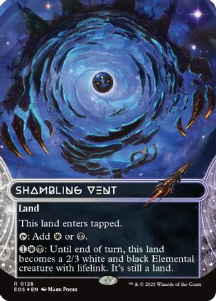 Shambling Vent (EOS-128) (Borderless) (Galaxy Foil) [Edge of Eternities: Stellar Sights] Foil