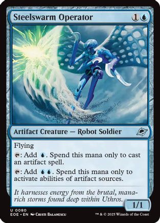 Steelswarm Operator (EOE-080) [Edge of Eternities] Foil
