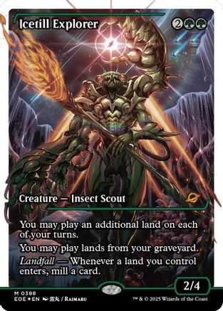 Icetill Explorer (Showcase) (Fracture Foil) (EOE-388) [Edge of Eternities] Foil